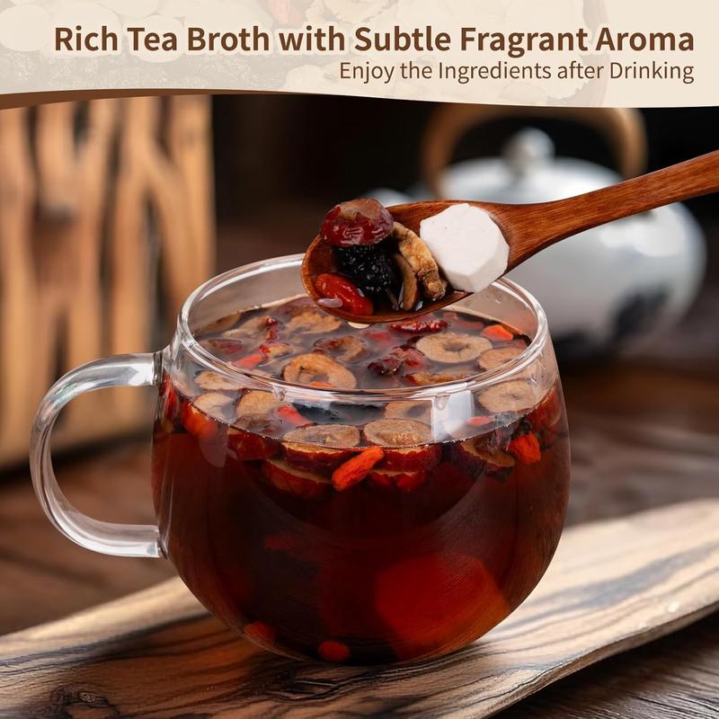 Revitalize Your Health with Our Organic Herbal Kidney Tea - A Powerful Blend of Ginseng, Red Dates, Wolfberry, and Mulberry - 30 Convenient Tea Bags