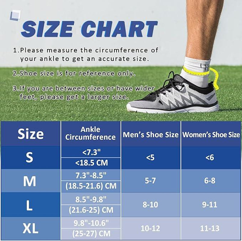 Ollas Ankle Support Brace – Ultimate Protection Against Sprains & Injuries for Men and Women – Breathable Compression Cuff with Adjustable Straps for All Sports