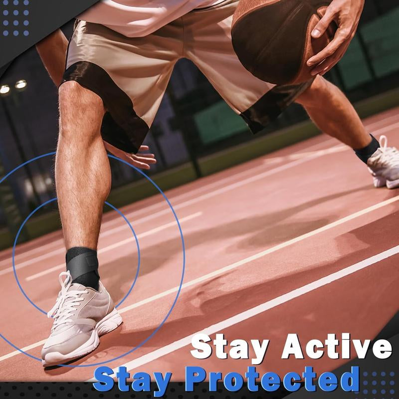 Ollas Ankle Support Brace – Ultimate Protection Against Sprains & Injuries for Men and Women – Breathable Compression Cuff with Adjustable Straps for All Sports